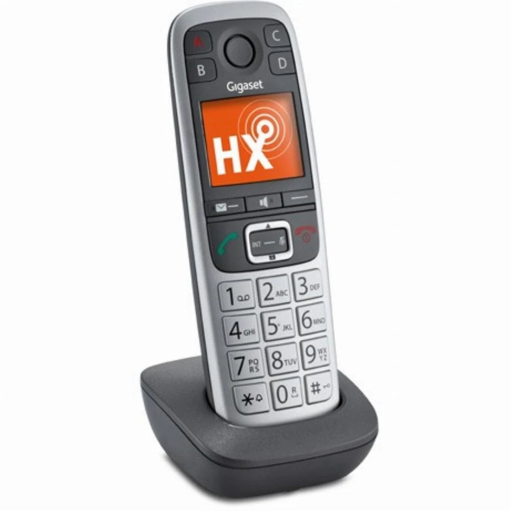 GIS Gigaset E560HX Analoginio ryšio / DECT telefonas Skambintojo ID Pilka, Sidabras