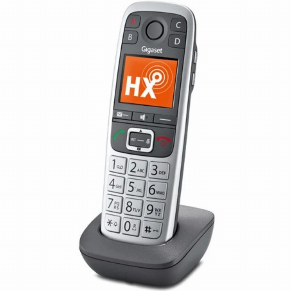 GIS Gigaset E560HX Analoginio ryšio / DECT telefonas Skambintojo ID Pilka, Sidabras