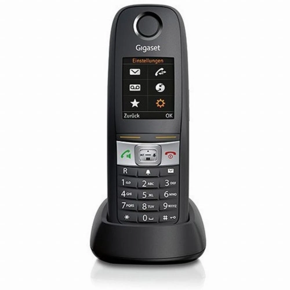 GIS Gigaset E630HX DECT telefono ragelis Skambintojo ID Juoda