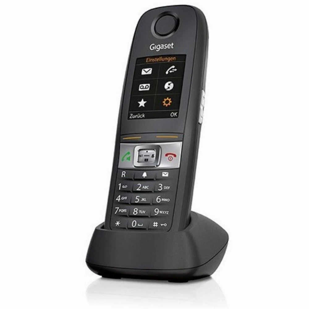 GIS Gigaset E630HX DECT telefono ragelis Skambintojo ID Juoda