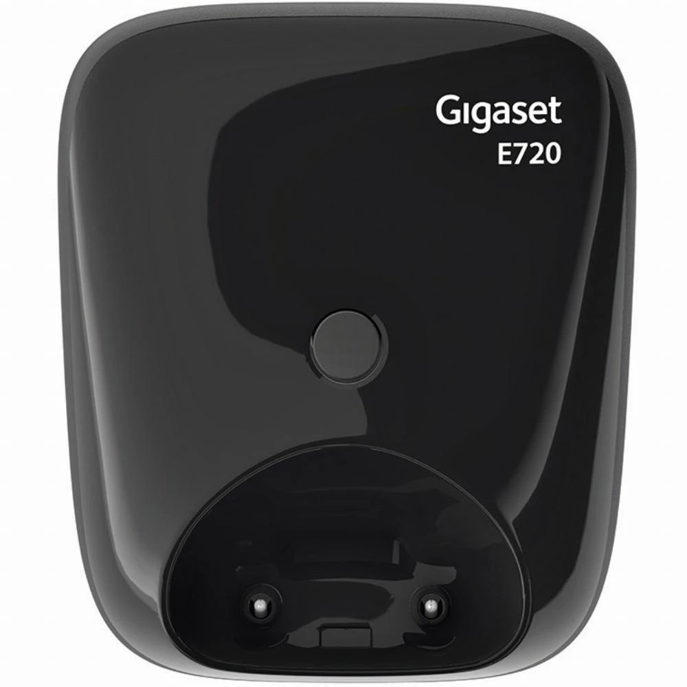 GIS Gigaset E720 Analoginio ryšio / DECT telefonas Skambintojo ID Juoda