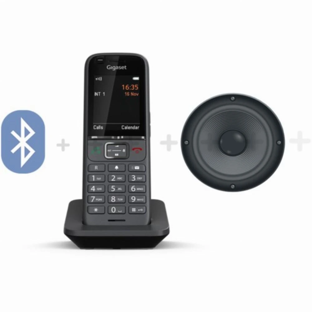 Gigaset S700H PRO DECT telefono skambintojo ID antracitas (Pažeista pakuotė)