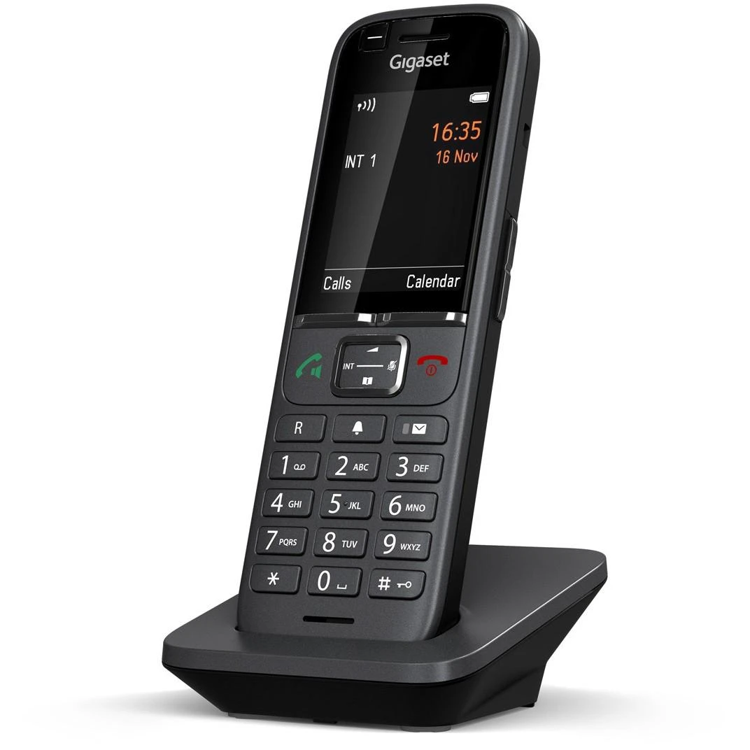 Gigaset S700H PRO DECT telefono skambintojo ID antracitas (Pažeista pakuotė)