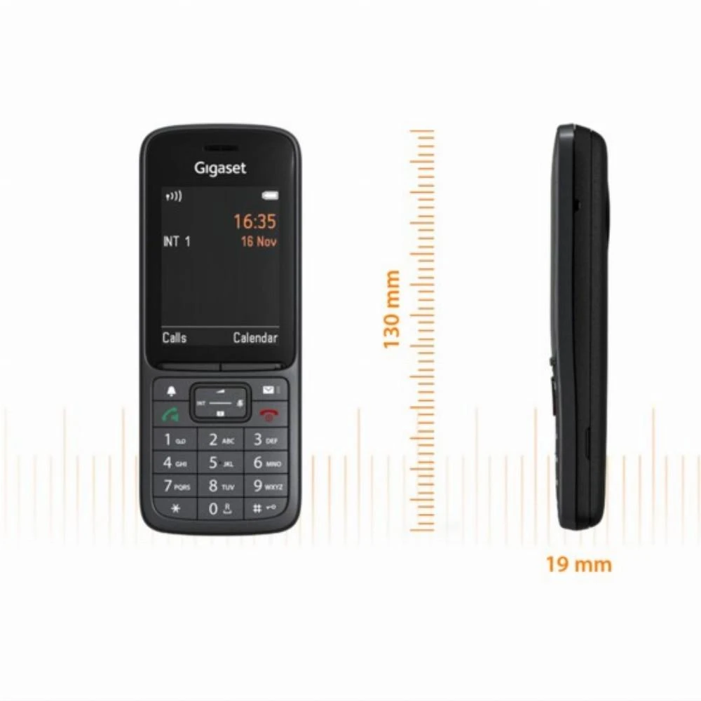 Gigaset pro SL800H ragelis su pakrovėju - juodas