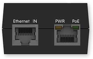 TELTONIKA NETWORKS Vieno prievado Gigabit PoE injektorius, ES versija