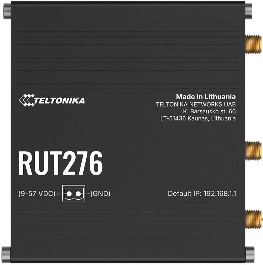 TELTONIKA daiktų interneto maršrutizatorius RUT276 5G REDCAP