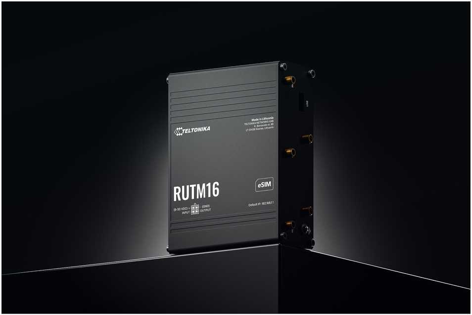 Maršrutizatorius Teltonika RUTM16 (RUTM16000000)