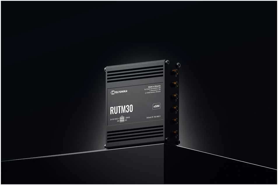 Maršrutizatorius TELTONIKA IOT ROUTER RUTM30 2 5G+ETH+WIFI ESIM