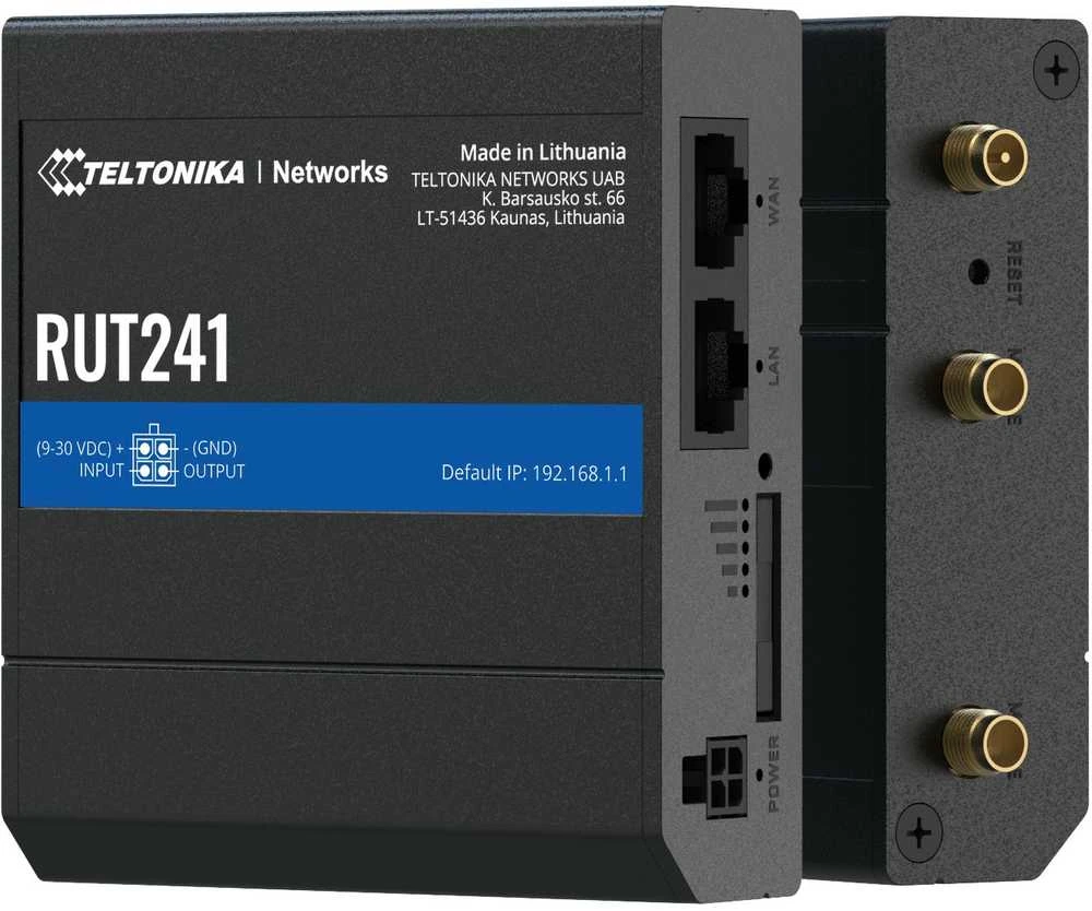Šakotuvas TELTONIKA IOT ROUTER RUT241 2XLTE