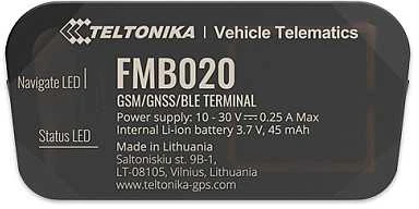 FMB020 2G TELTONIKA OBD GPS SEKLYS, SIM kortelė: Nepridėti, Serveris : Nepridėti