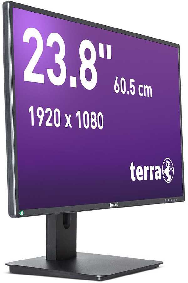 Monitorius Wortmann AG TERRA LCD/LED 2456W PV V4 juodas USB-C, DP, HDMI GREENLINE PLUS
