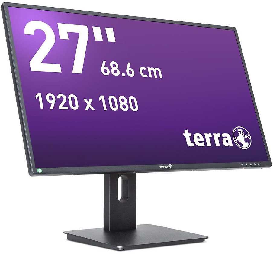 Monitorius Wortmann AG TERRA LCD/LED 2756W PV V4 juodas GREENLINE PLUS