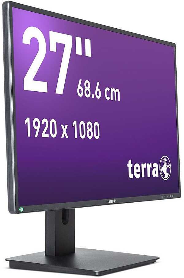Monitorius Wortmann AG TERRA LCD/LED 2756W PV V4 juodas GREENLINE PLUS