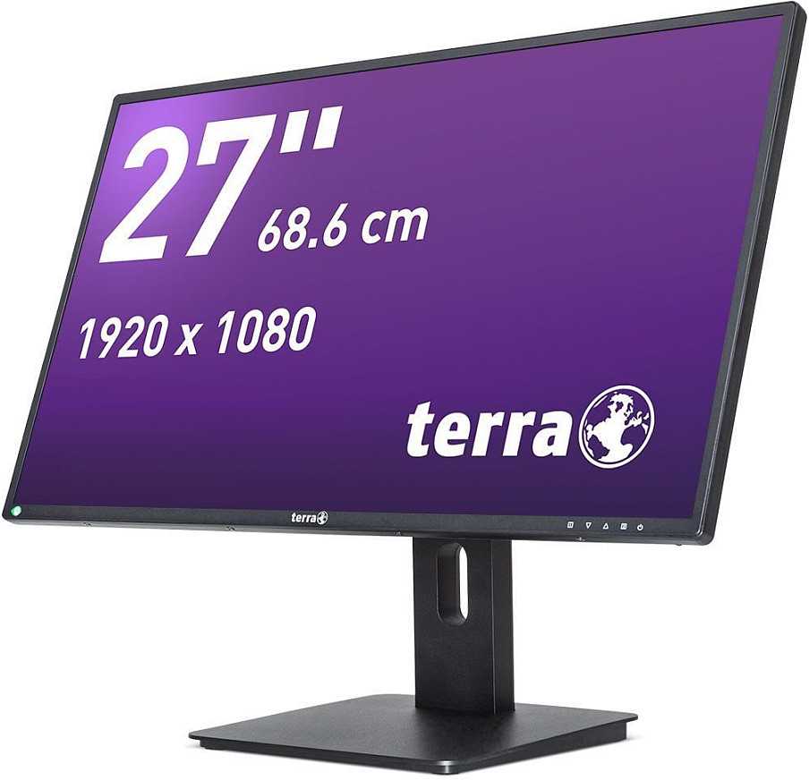 Monitorius Wortmann AG TERRA LCD/LED 2756W PV V4 juodas GREENLINE PLUS