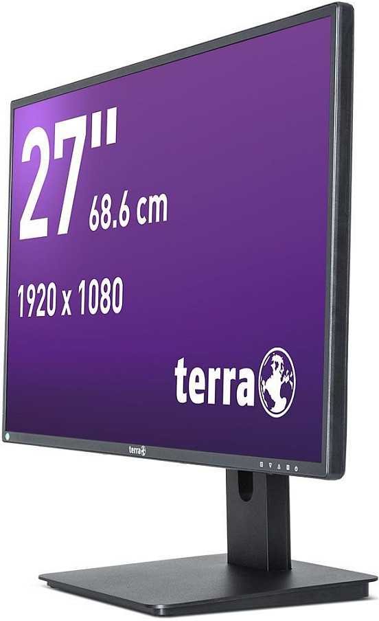 Monitorius Wortmann AG TERRA LCD/LED 2756W PV V4 juodas GREENLINE PLUS