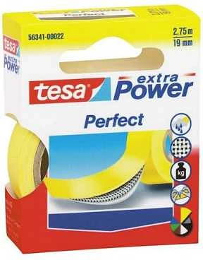 Beiersdorf tesa extra Power Perfect Gewebeband 2,75m 19mm gelb
