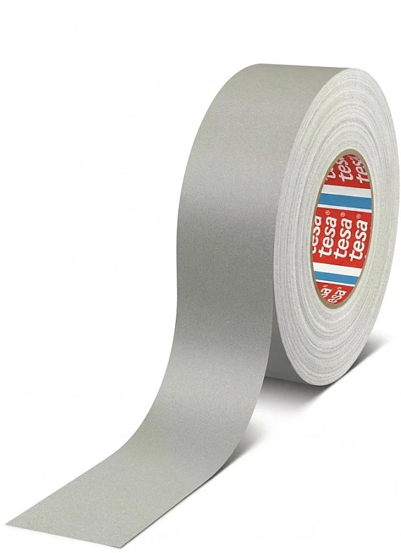Tesa Klejenie tkanin 50m x 50mm Gaffer tape sidabrinė 53949