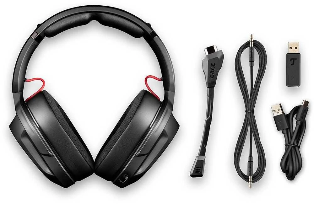 Teufel CAGE PRO belaidės Over-Ear bluetooth Ausinės Žaidimams night juodas