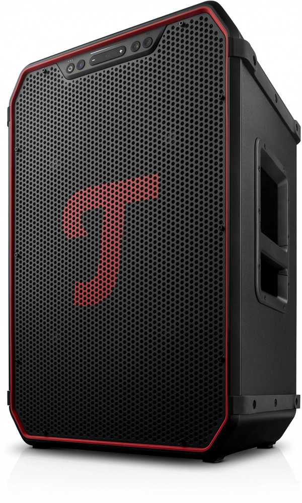 Garsiakalbis Teufel ROCKSTER NEO wireless bluetooth Speaker juodas red