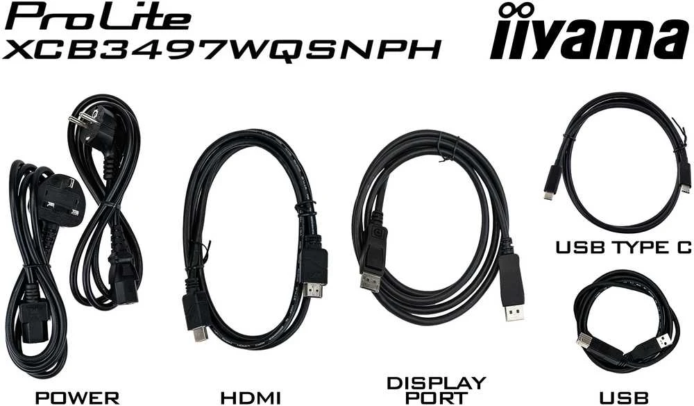 Monitorius iiyama ProLite XCB3497WQSNPH-B1 - 120Hz | UWQHD | 34'' | VA | 0.4ms