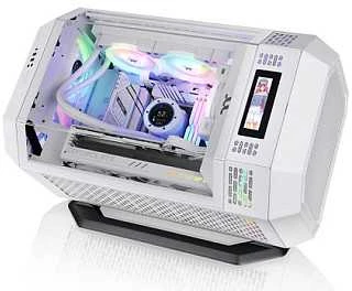 „Thermaltake The Tower 300 Snow“ kompiuterio korpuso stovas (AC-074-ON6NAN-A1)