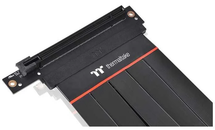 Ilgintuvas (extender)  Thermaltake Riser taśma - TT Premium PCI-E 4.0 x16 Extender - 300mm 90°