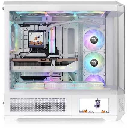 „Thermaltake View 600 TG Snow Baltas“
