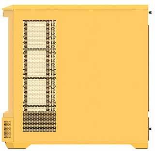 „Thermaltake View 600 TG Butter Caramel“, didelis bokšto formos korpusas – geltonas, grūdintas stiklas