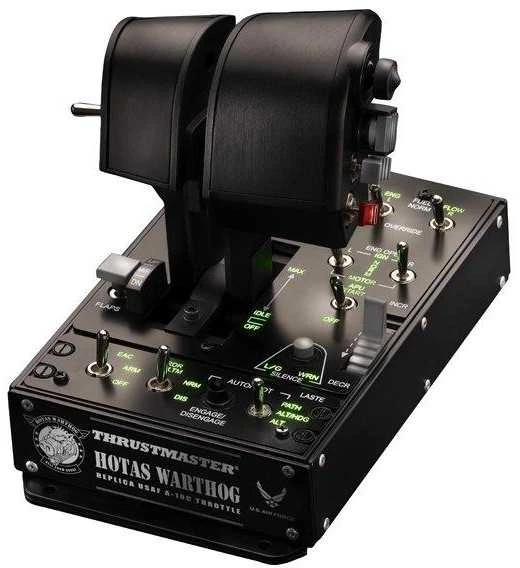 Thrustmaster | Hotas Warthog dvigubi droseliai | Juodas