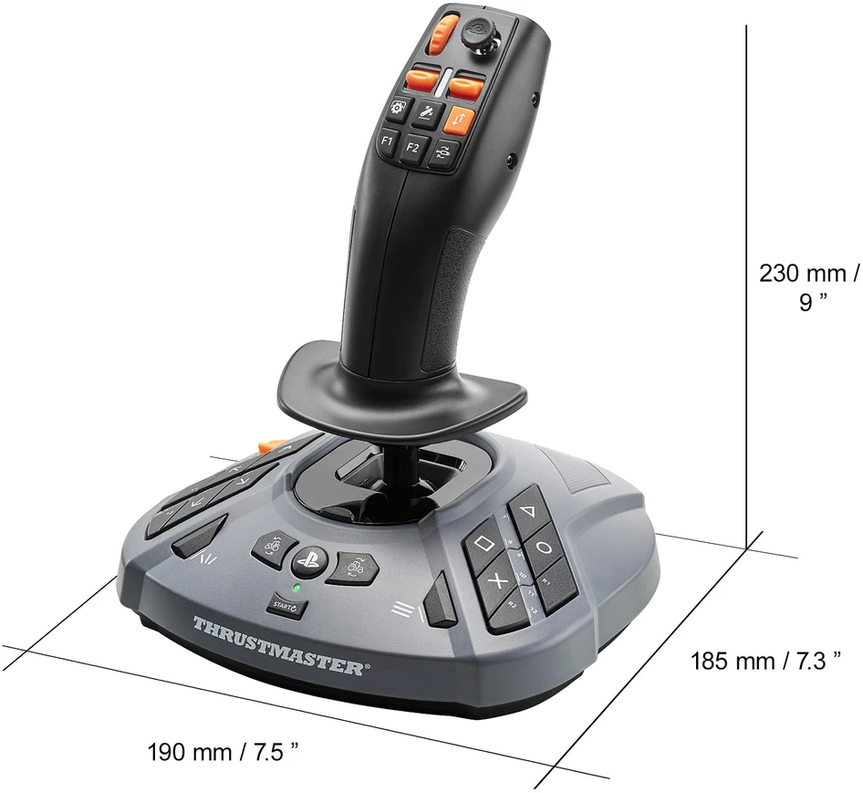 „Thrustmaster“ valdymo svirtis „SimTask Farmstick“