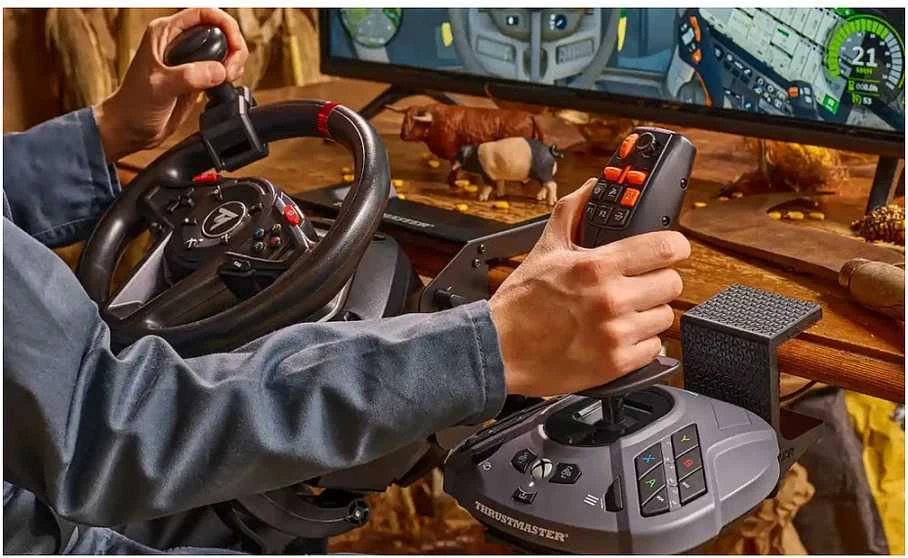 „Thrustmaster“ vairasvirtė „SimTask Farmstick“, „XBOX“.