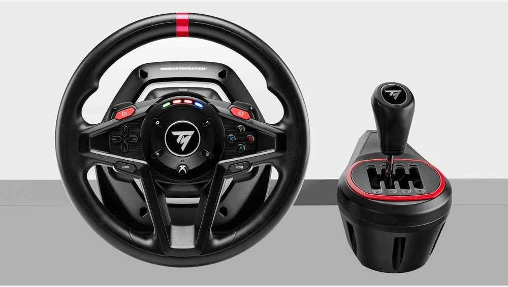 Thrustmaster T128 Shifter Pack vairas su pedalais ir pavarų svirtimi | XBOX,PC