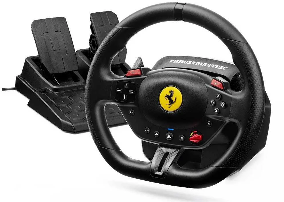 Žaidimų vairo rinkinys Thrustmaster Racing Wheel | T98-P Ferrari 296 GTB (vairo rinkinys + pedalų rinkinys) PS4 / PS5 / PC