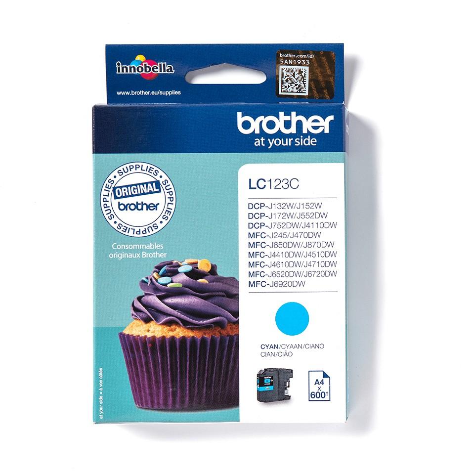 TIN Brother LC-123C žalsvai mėlyna