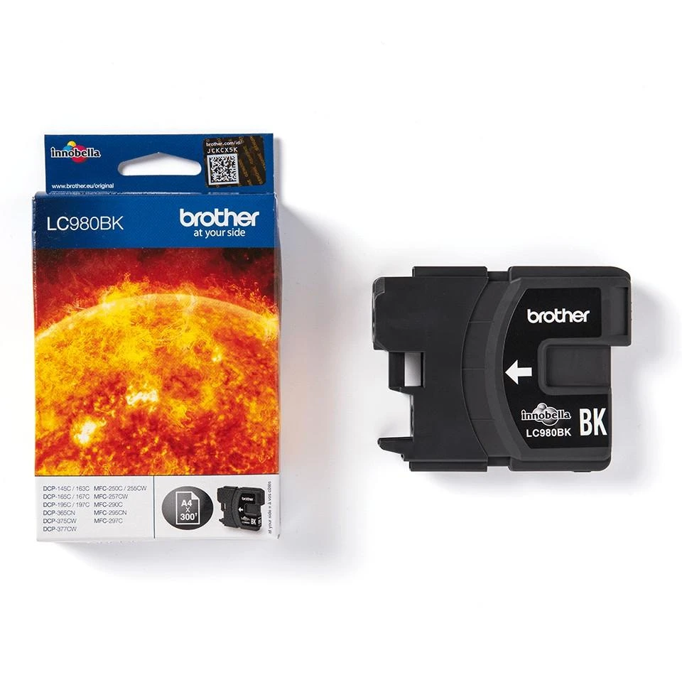 BROTHER LC-980BK TONERIS Juodas 300P