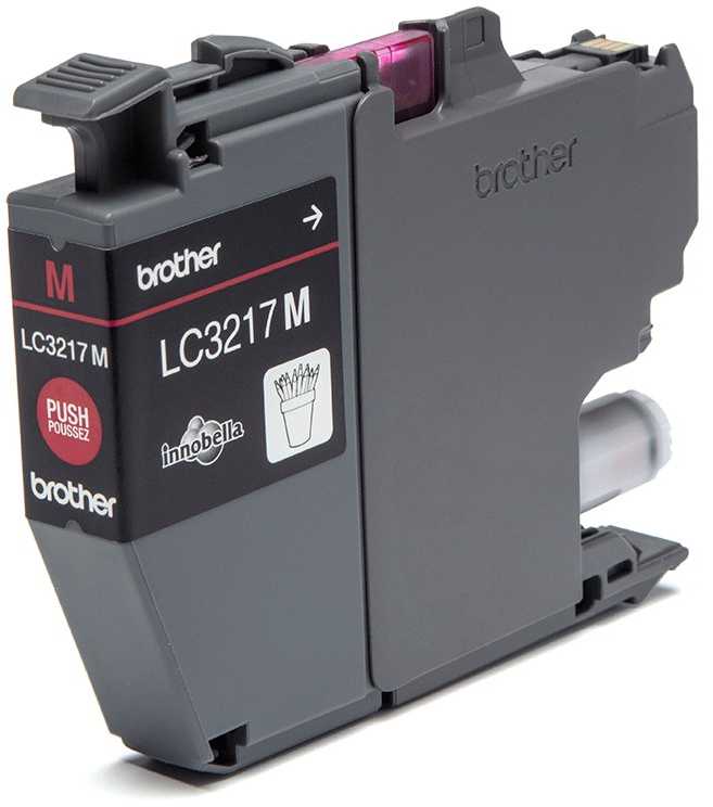 BROTHER LC3217M rausvo rašalo kasetė, 550 psl.