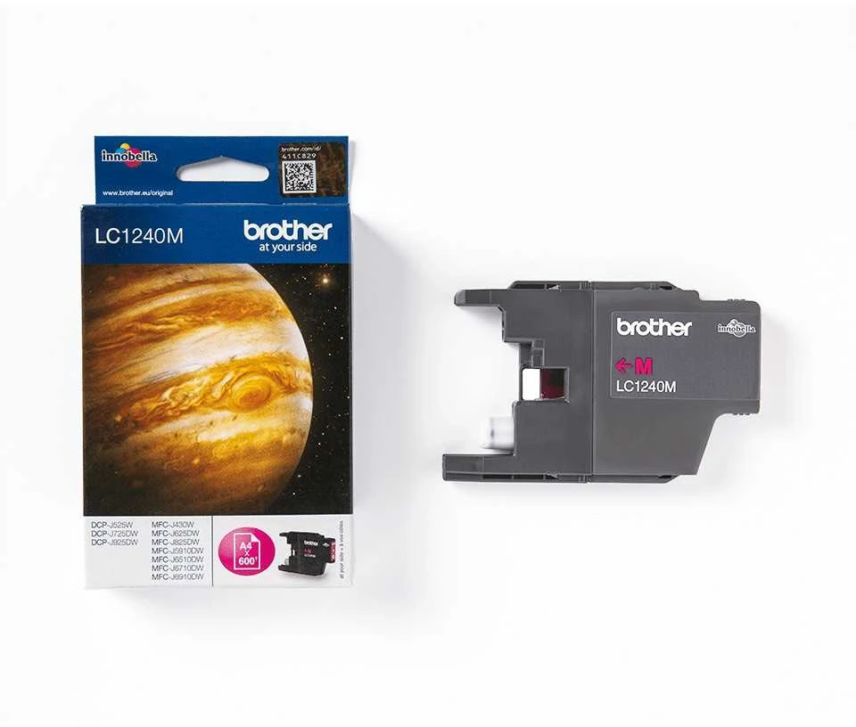 Rašalo kasetė Brother LC1240M, purpurinė