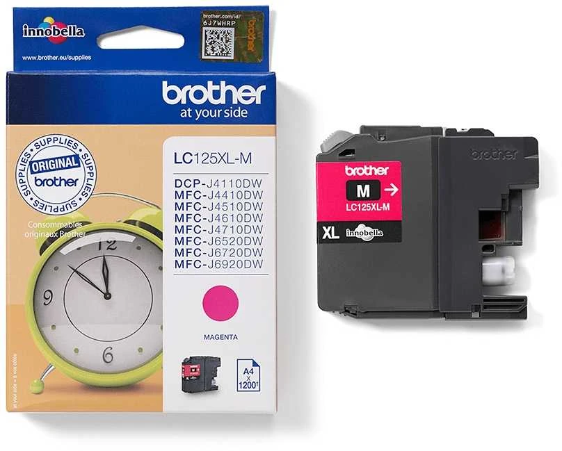 Brother LC125XLM | Rašalo kasetė | Purpurinė
