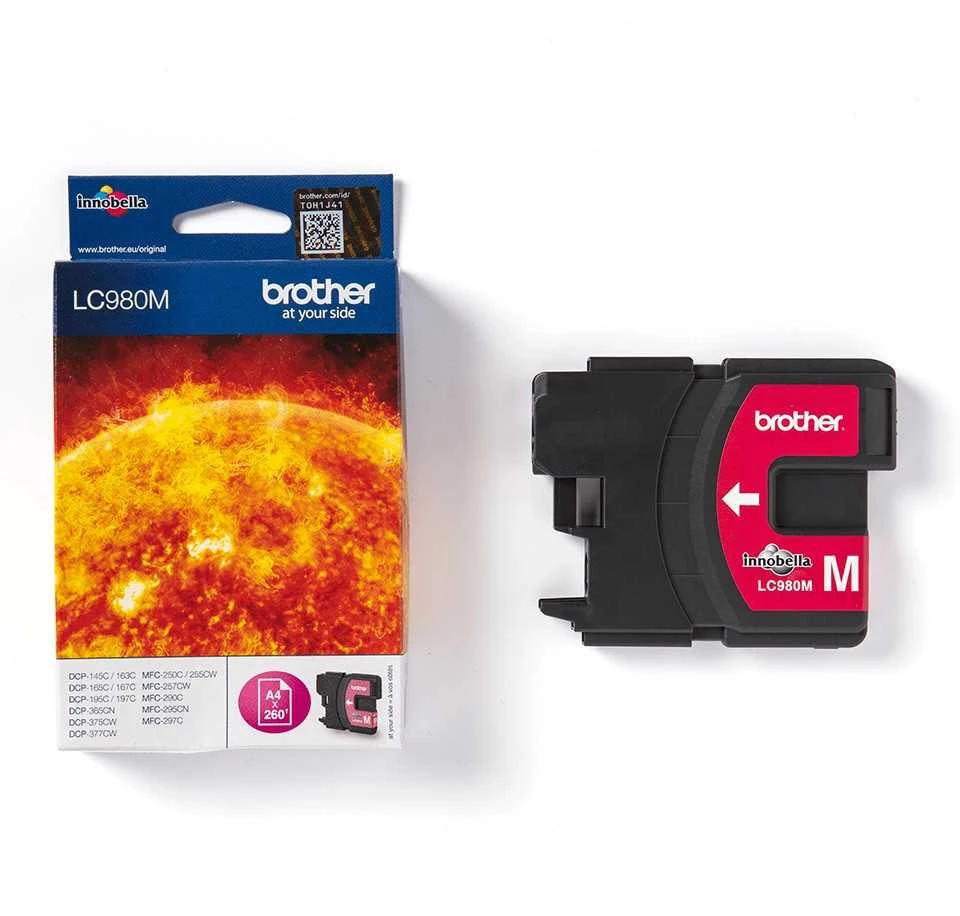 BROTHER LC-980M TONERIS MAGENTA 260P