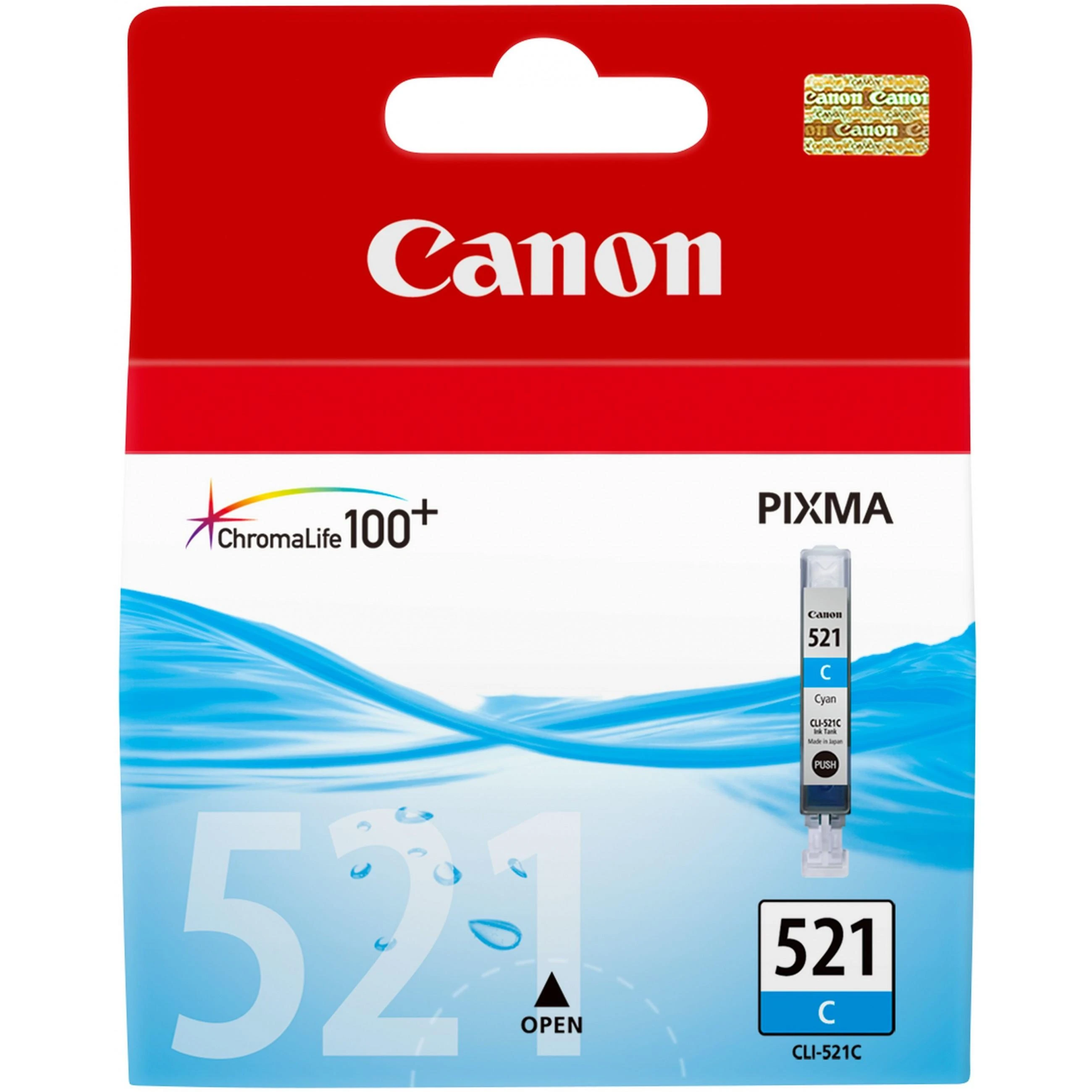 CANON CLI-521C melsvos spalvos rašalinė