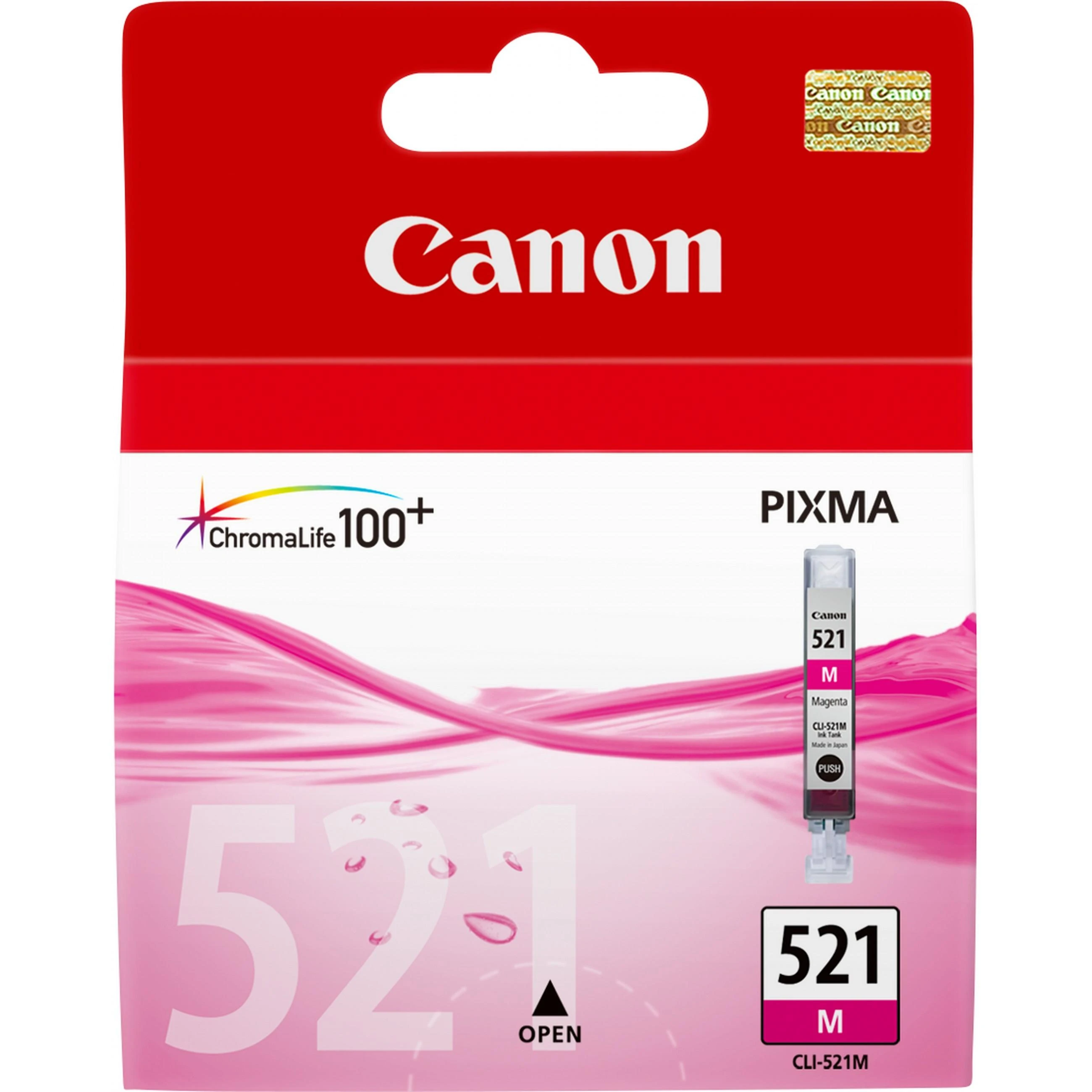 CANON CLI-521M rausvos spalvos rašalinė