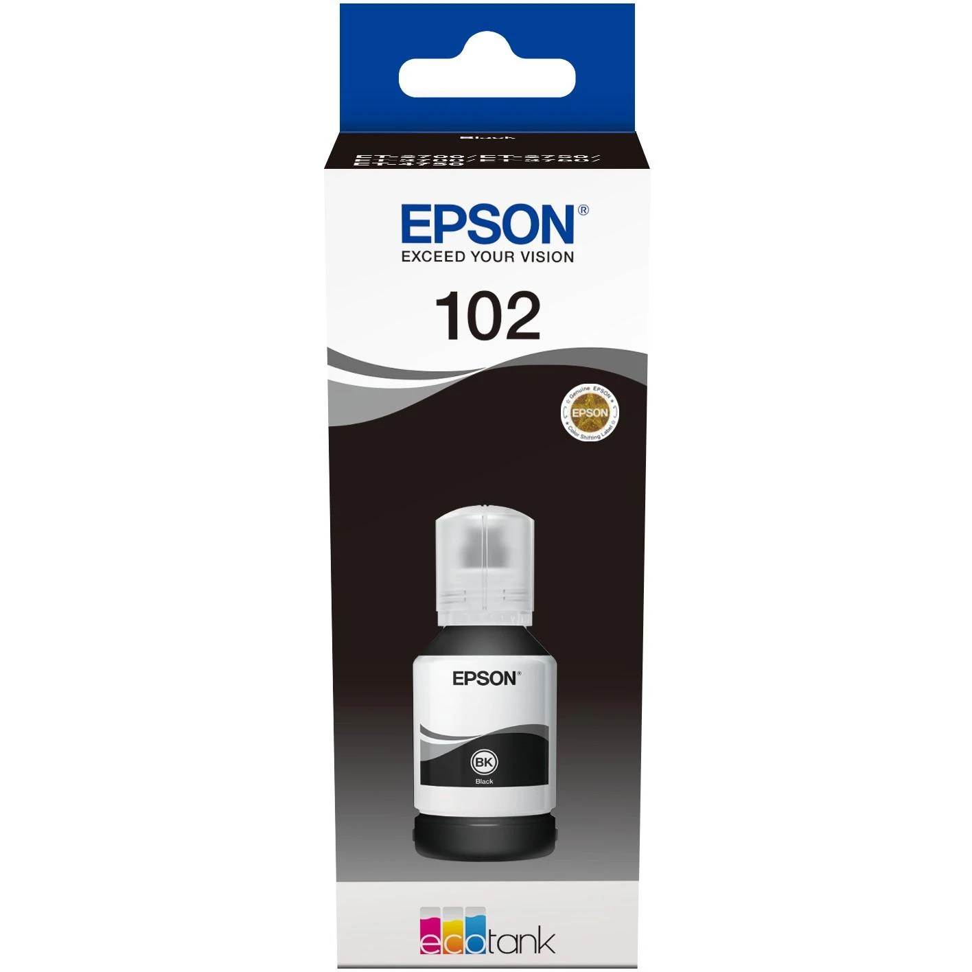 Epson 102 Originalus Juoda 1 vnt