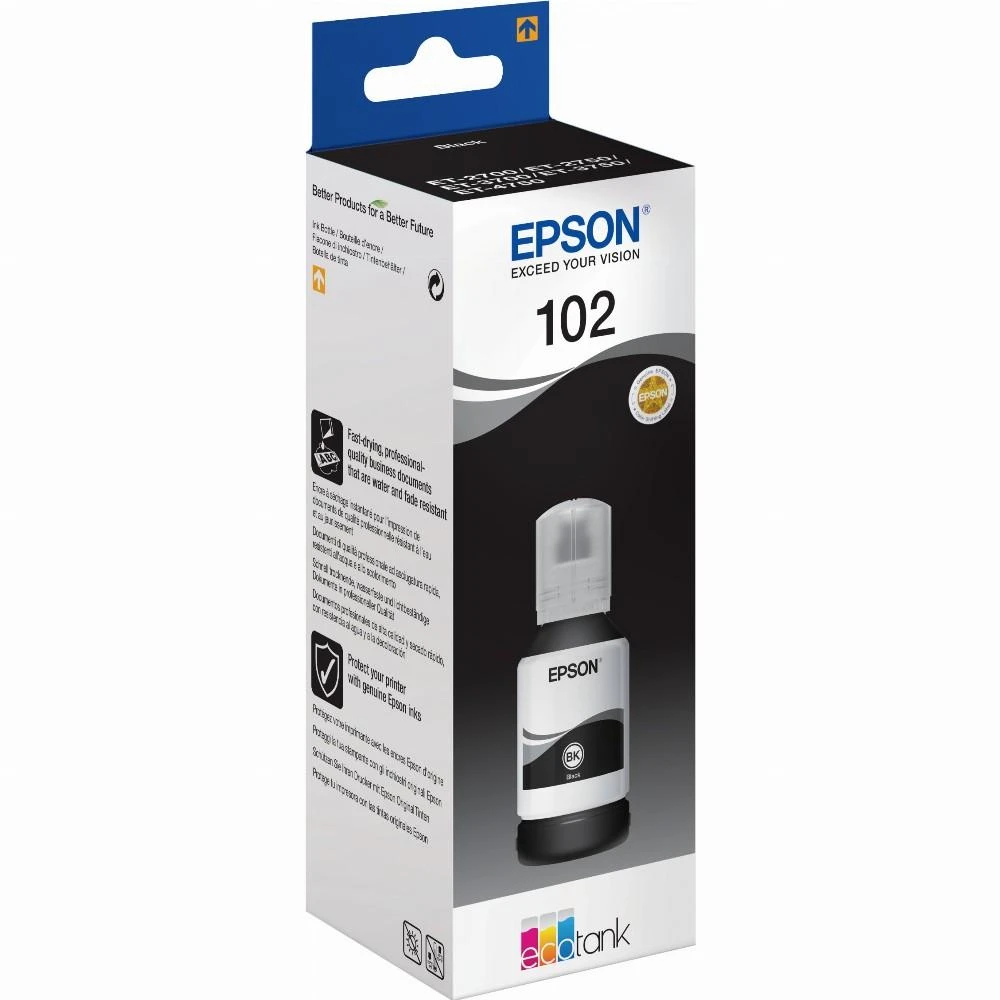 Epson 102 Originalus Juoda 1 vnt