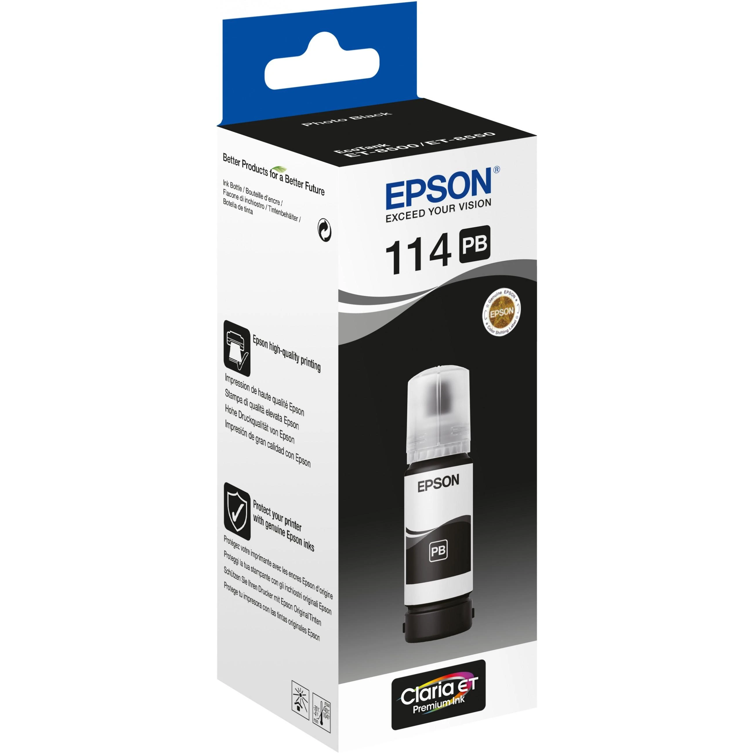 Epson EcoTank Photo juoda T 114 70 ml T 07B1