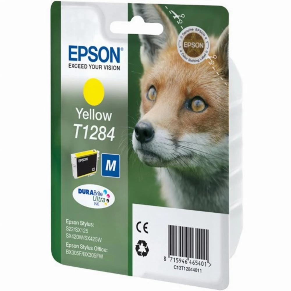 Epson T1284 rašalo kasetė, Geltona