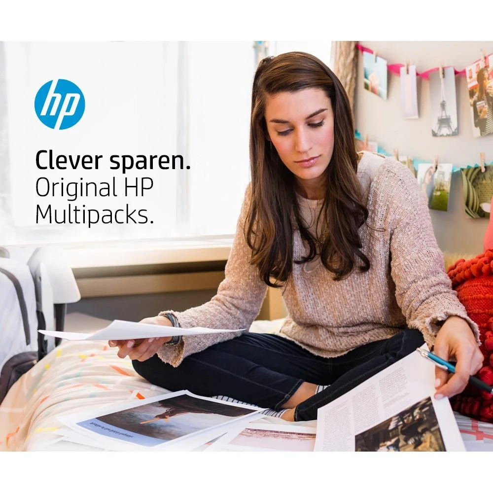 Hewlett Packard (HP) HP 300 Combo-pack Juodas/Tri-color Ink Cartridges, 200/200 pages, DeskJet D2560, F4280