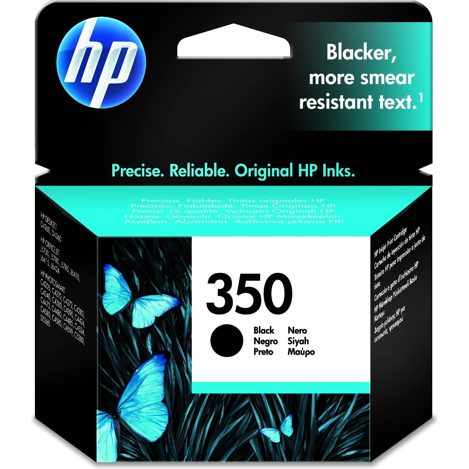 Hewlett Packard (HP) HP 350 Ink juodas Vivera OfficeJet J5780 J5785 (ML)