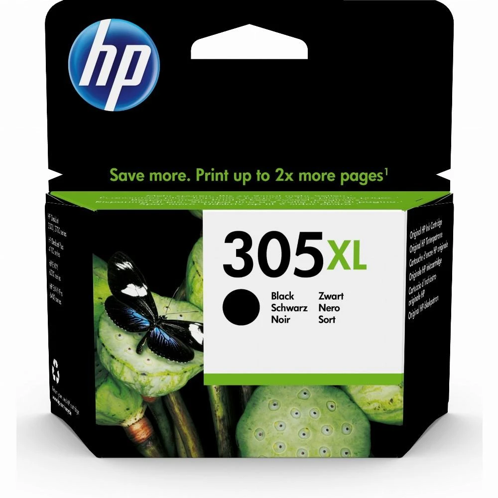HP 305XL Juodas Original Ink Cartridge | Varle.lt
