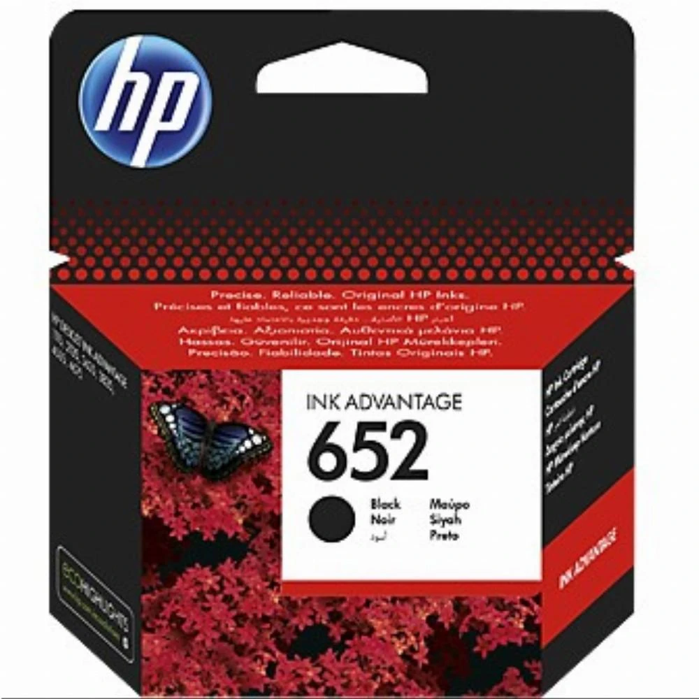 Hewlett Packard (HP) HP 652 Juodas originalus rašalo kasetė (360 puslapių)