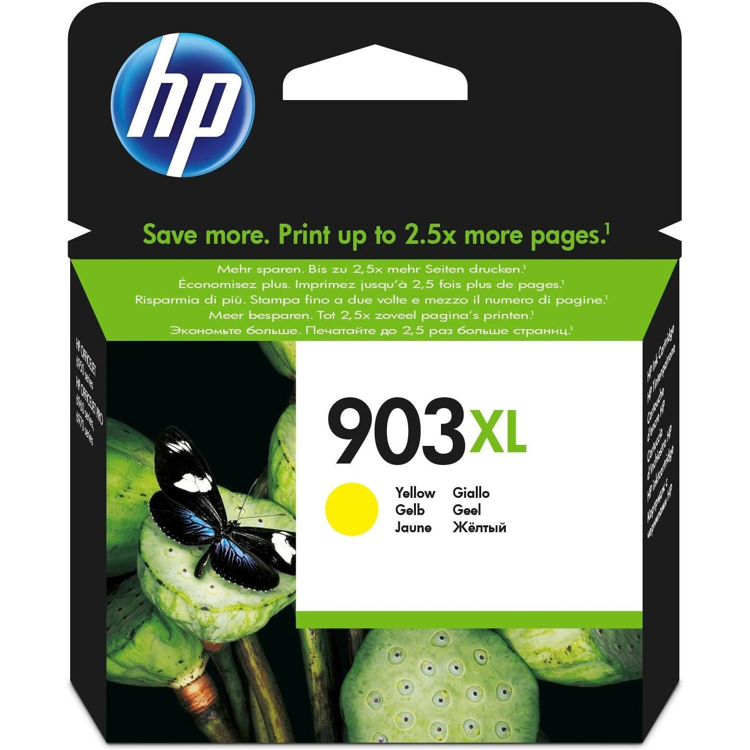 Hewlett Packard (HP) HP 903XL (T6M11AE) Rašalinė kasetė, Geltona
